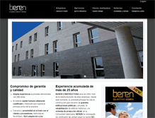 Tablet Screenshot of berenconstructora.com